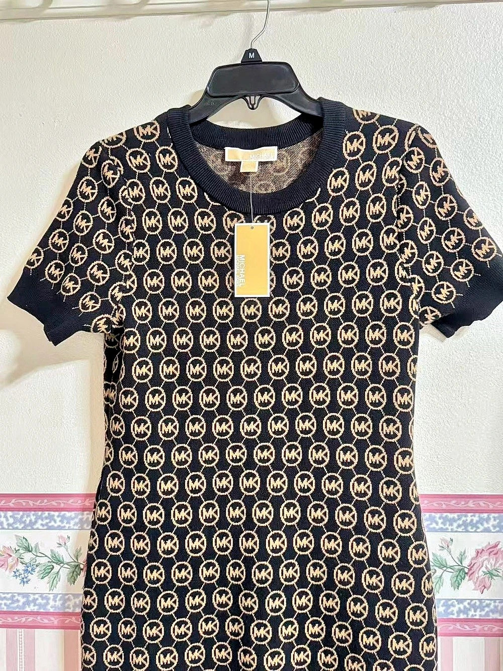 Brand New With Tags – MICHAEL Michael Kors Logo Knit Dress